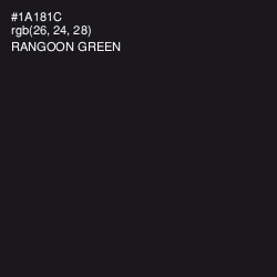 #1A181C - Rangoon Green Color Image